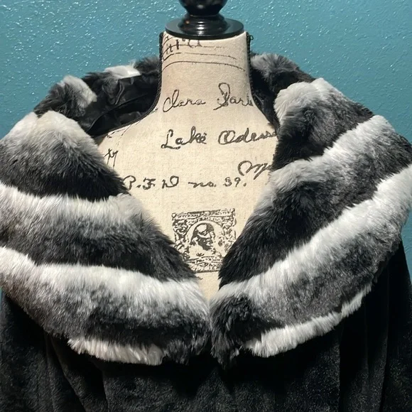 Dennis by Dennis Basso Gold, Super Soft Designer Faux Fur Coat, hood & collar-2x - Picture 2 of 12